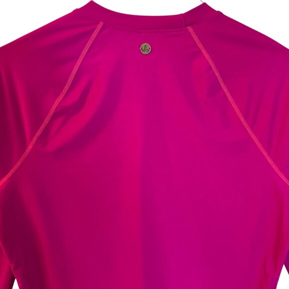 Prana Lorelei Sun Top Womens M UPF Quick Dry Pink Purple Beach Rash Guard - Picture 5 of 9